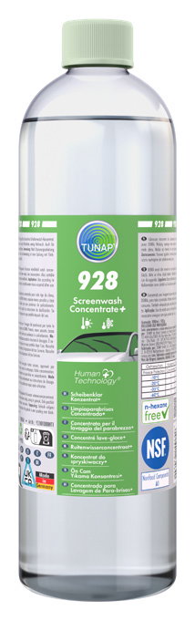 TUNAP 928 Screenwash Concentrate+ 產品瓶